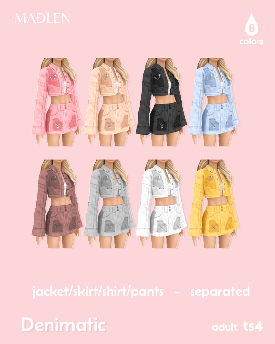 Галерея мода Джинсовый сет Denimatic Set #1